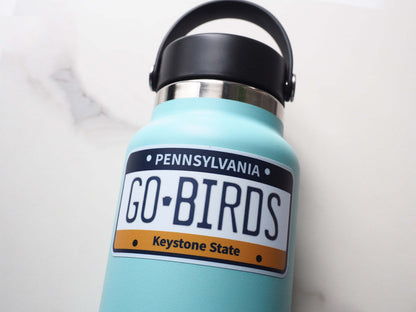 Go Birds Philadelphia Eagles Sticker - PA License Plate