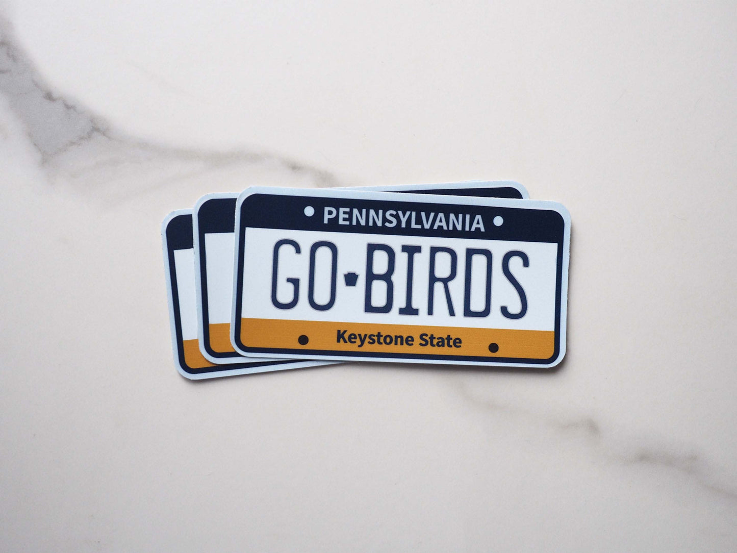 Go Birds Philadelphia Eagles Sticker - PA License Plate