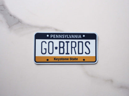 Go Birds Philadelphia Eagles Sticker - PA License Plate