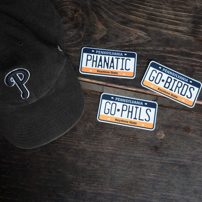Pennsylvania License Plate Stickers - Choose Your PA City or Saying