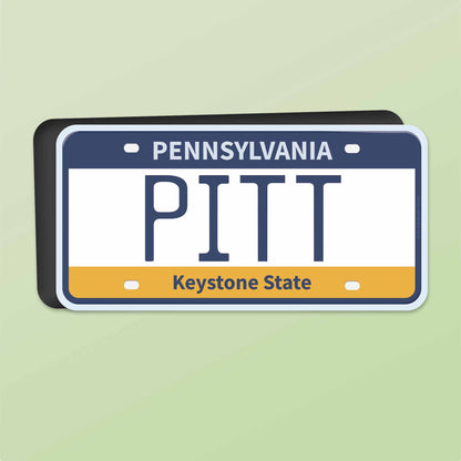Pitt Pittsburgh Pennsylvania Car Magnet - Flexible PA Fridge Magnet