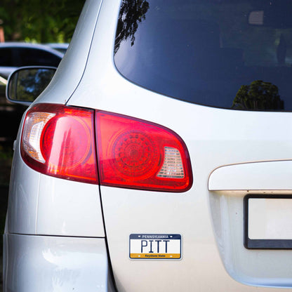 Pitt Pittsburgh Pennsylvania Car Magnet - Flexible PA Fridge Magnet