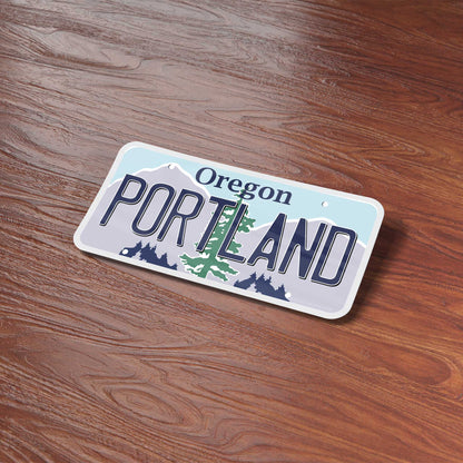 Portland Oregon License Plate Sticker