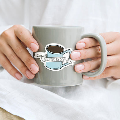 Powered by Coffee Sticker