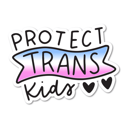 Protect Trans Kids Vinyl Sticker