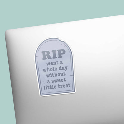 Sweet Little Treat Sticker - Funny Girl Dinner Decal