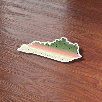 Rainbow Trout Kentucky Sticker - KY Fishing Decal