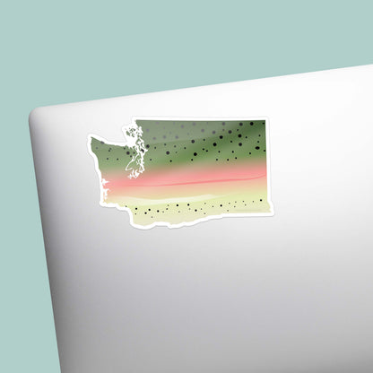 Rainbow Trout Washington Fishing Sticker