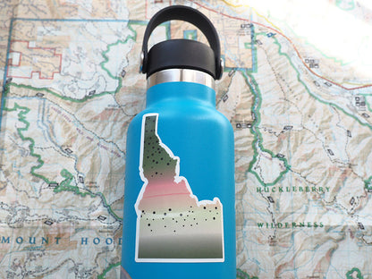 Rainbow Trout Idaho Fishing Sticker