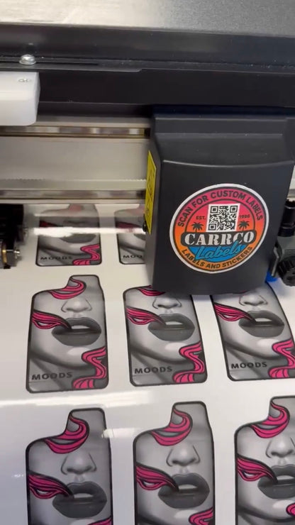 Order Custom Shape Contour-Cut Commercial Labels & Stickers | Custom Sticker and Label | Carrco Labels