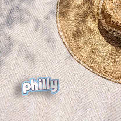 Retro Philly Sticker - Philadelphia Decal for Water Bottle