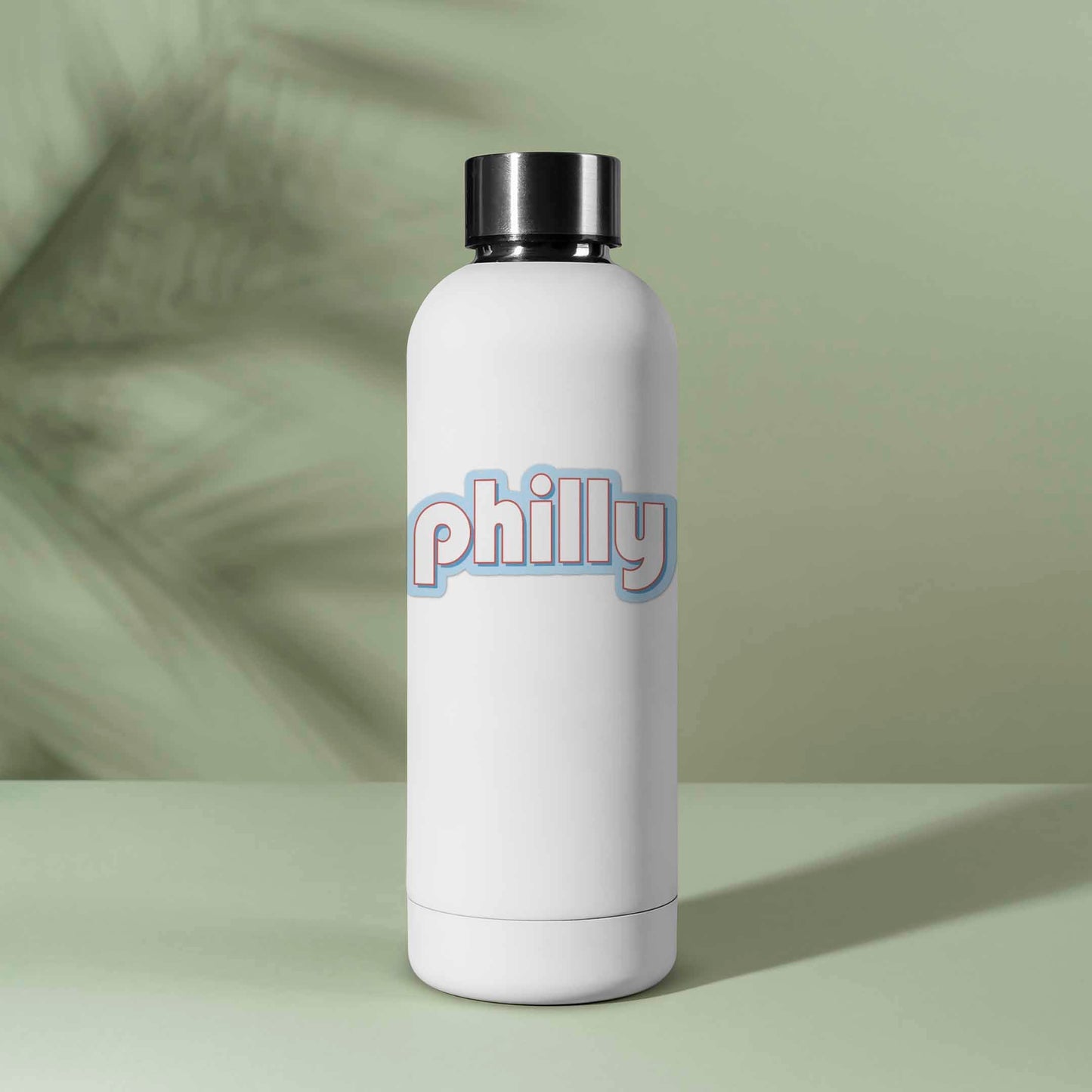 Retro Philly Sticker - Philadelphia Decal for Water Bottle