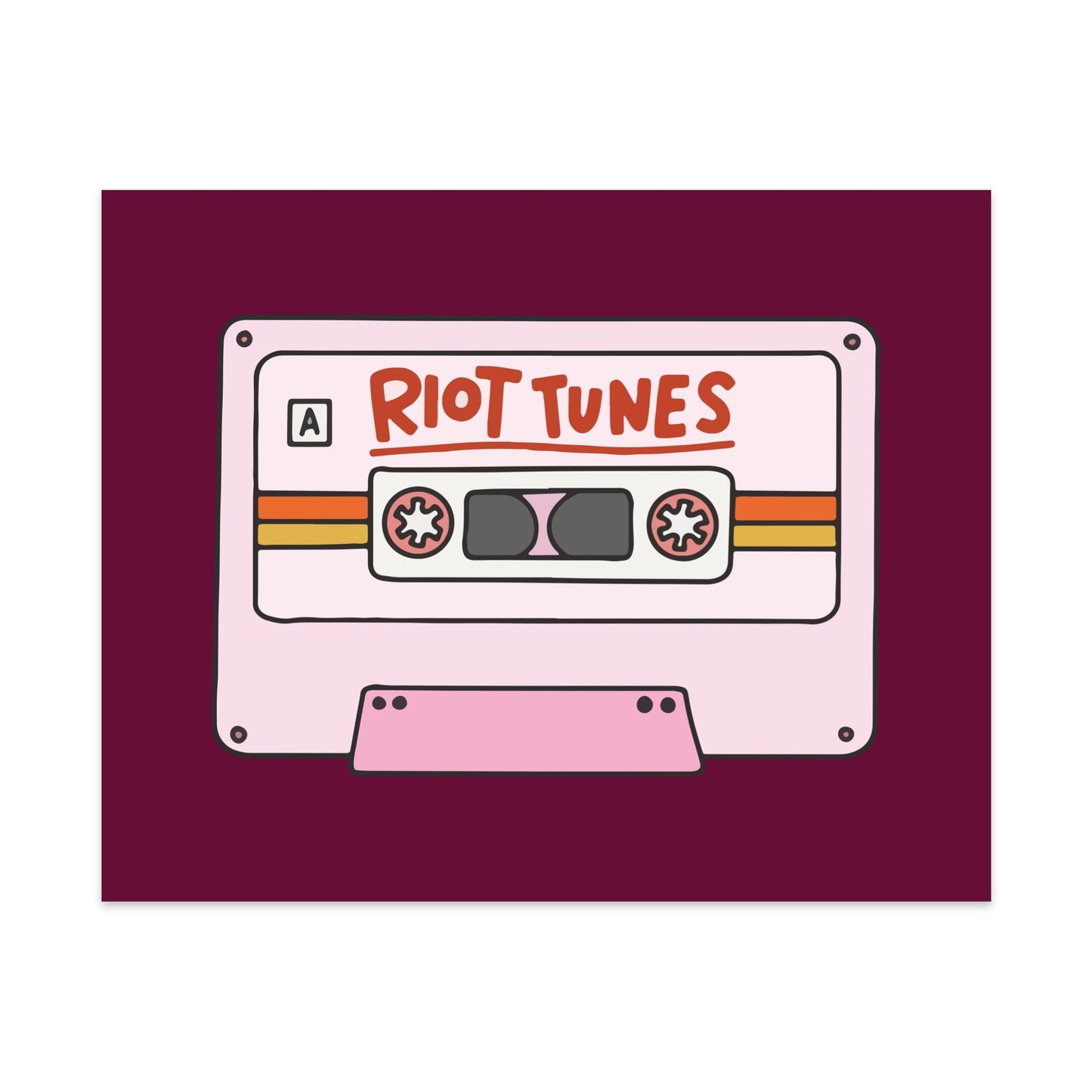 Riot Tunes Unframed Art Print