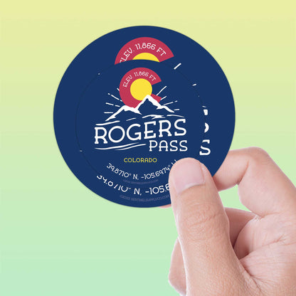 Rogers Pass Colorado Stickers