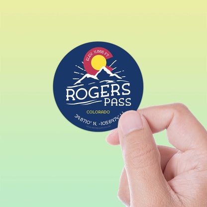 Rogers Pass Colorado Stickers