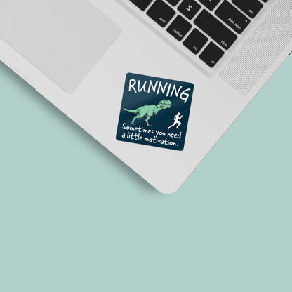 Running Dinosaur Sticker