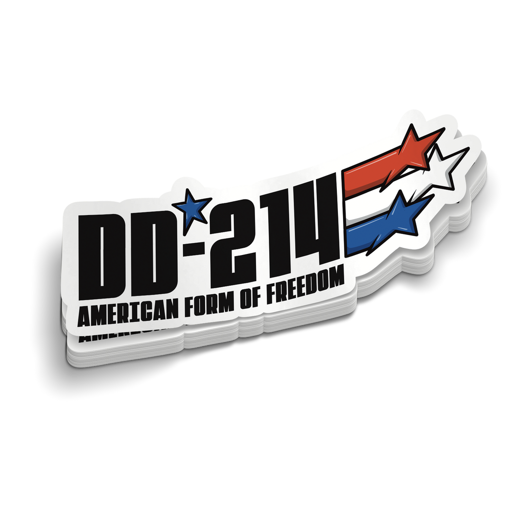DD-214 Joe | Funny Military Stickers | Perfect for Tumblers