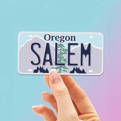 Oregon License Plate Stickers - Choose Your OR City