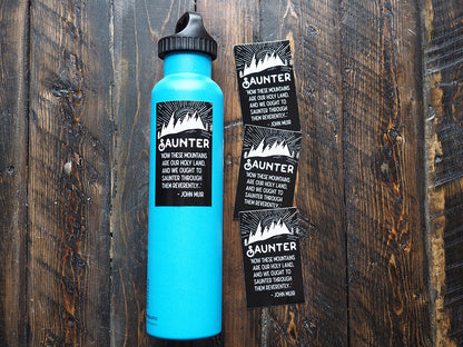 John Muir Quote Sticker - Saunter
