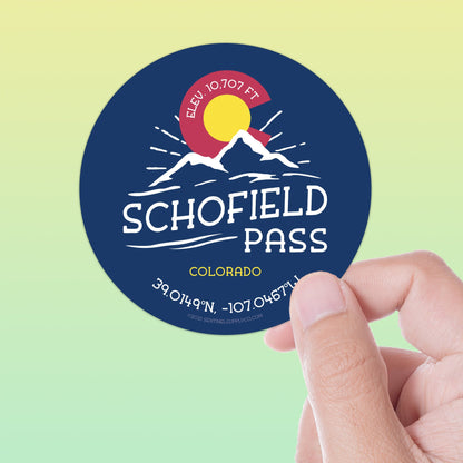 Schofield Pass Colorado Stickers