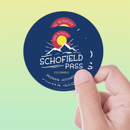 Schofield Pass Colorado Stickers