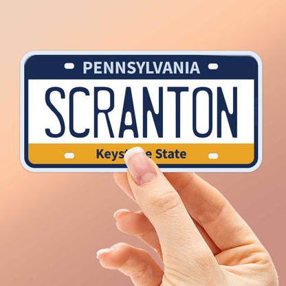 Pennsylvania License Plate Stickers - Choose Your PA City or Saying