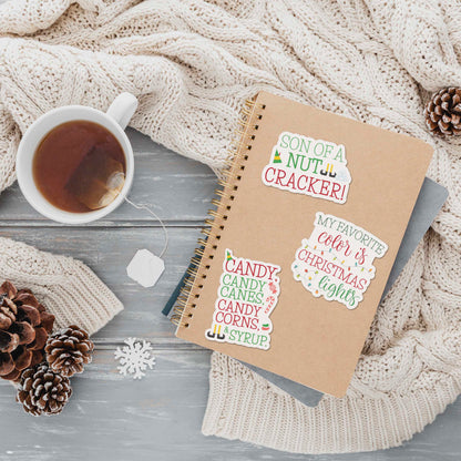 Candy Canes Christmas Movie Quote Sticker