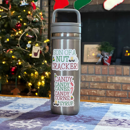 Son of a Nutcracker Christmas Movie Quote Sticker