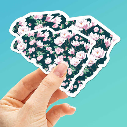 South Carolina Magnolia Flower Sticker - Cute Southern Decals