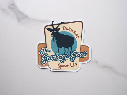 Garbage Goat Spokane Sticker