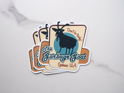 Garbage Goat Spokane Sticker