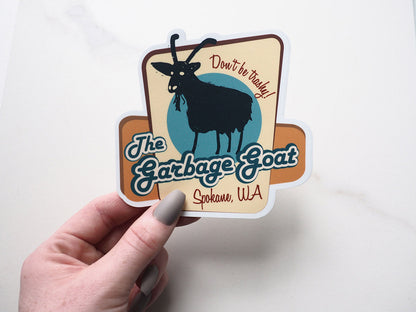 Garbage Goat Spokane Sticker