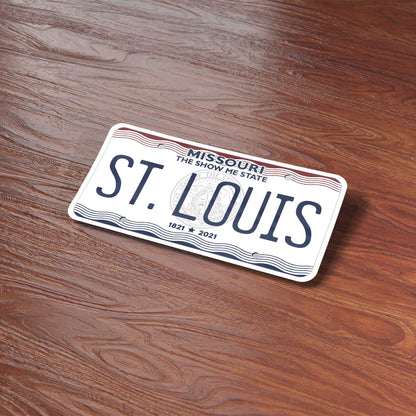 Missouri License Plate Sticker - Choose Your MO City Decal