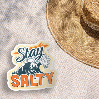 Stay Salty Surfing Sticker
