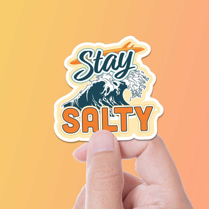 Stay Salty Surfing Sticker