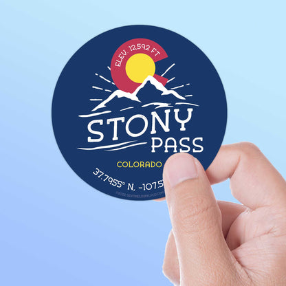 Stony Pass Colorado Stickers
