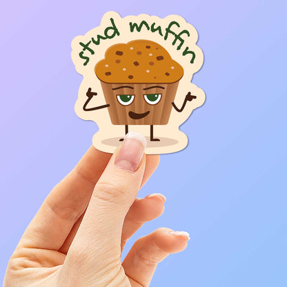 Stud Muffin Sticker