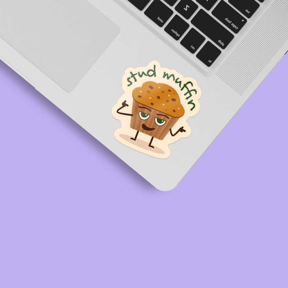 Stud Muffin Sticker