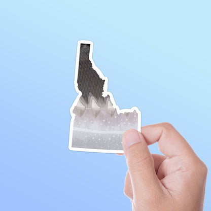 White Sturgeon Idaho Fishing Sticker
