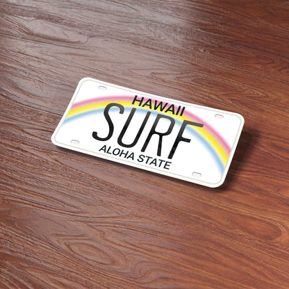 Hawaii License Plate Sticker - Choose Your City or Hawaiian Phrase Decal