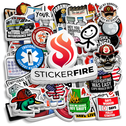 Fire & EMT Stickers Best Sellers