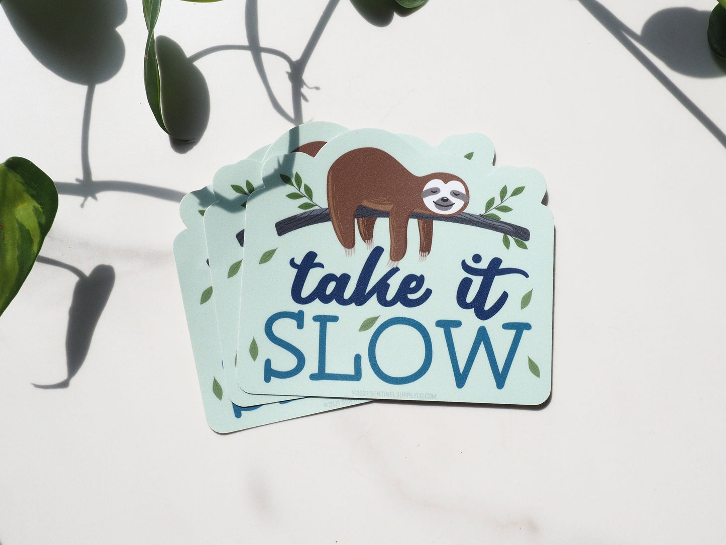 Take It Slow Sloth Magnet
