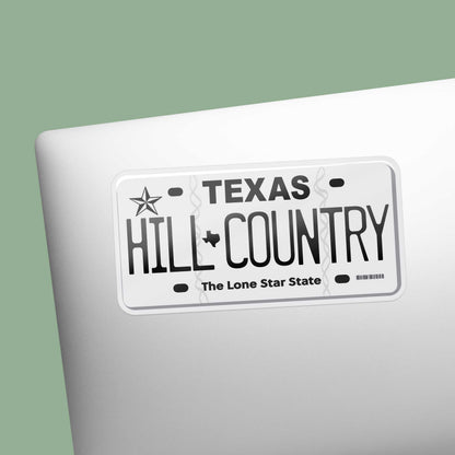 Texas License Plate Sticker - Choose from 50+ TX Cities