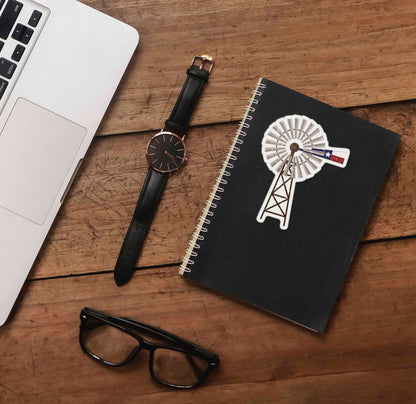 Texas Windmill Sticker