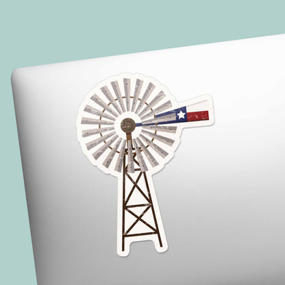 Texas Windmill Sticker