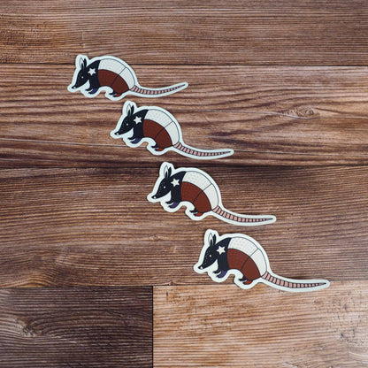 Texas Armadillo Sticker