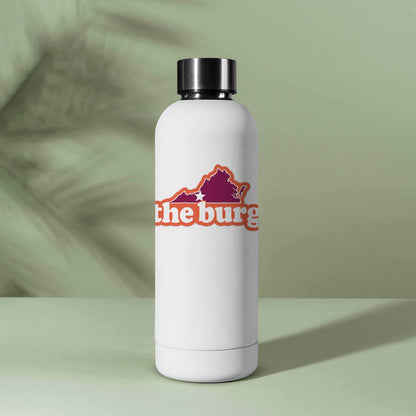 The Burg Virginia Outline Sticker - Cute Blacksburg VA Decal