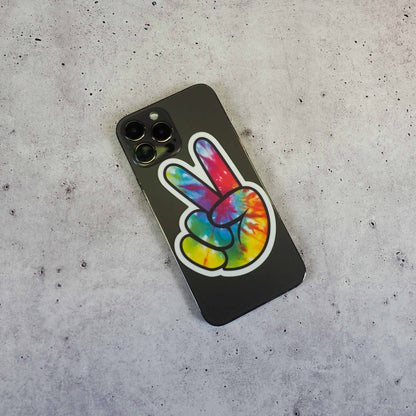 Tie Dye Peace Sign Sticker
