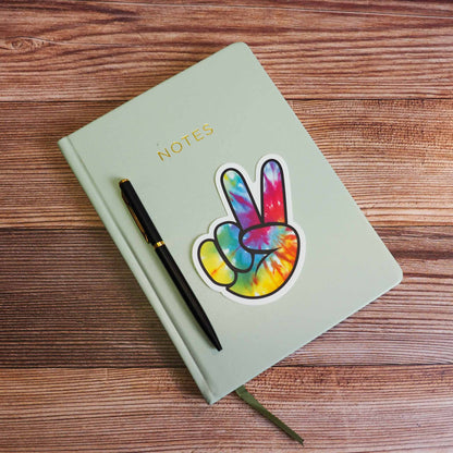 Tie Dye Peace Sign Sticker