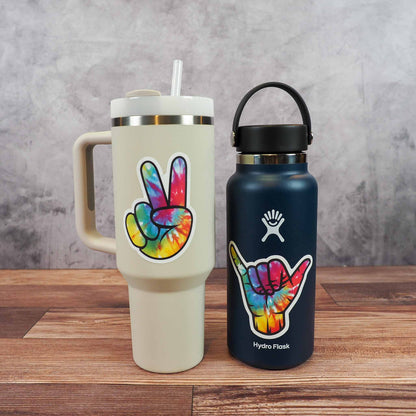 Tie Dye Peace Sign Sticker